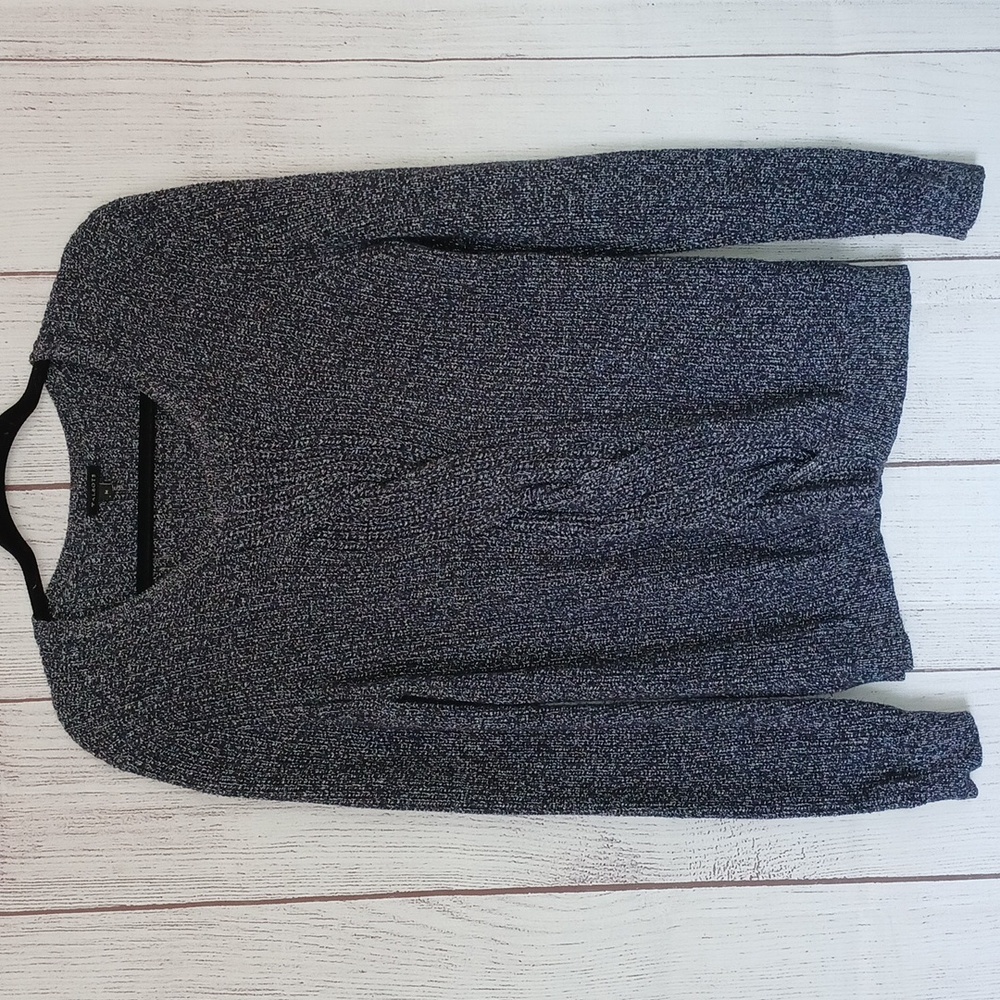 Talbots heavy cotton blue sweater size medium